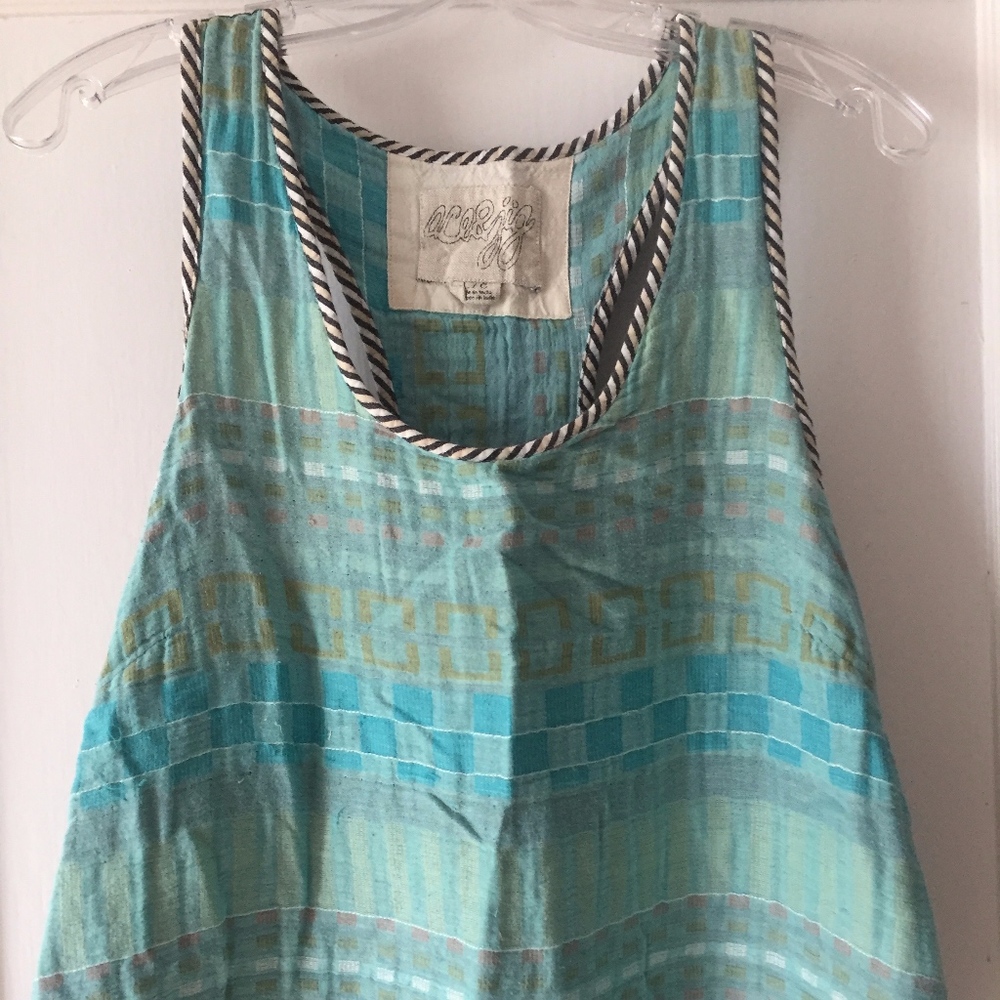 Ace & Jig Isle Checkerdot racerback tank